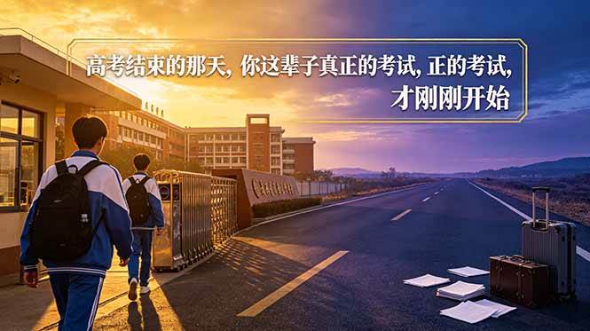 (18968期)付费文章:高考结束的那天,你这辈子真正的考试,才刚刚开始-离锋创库