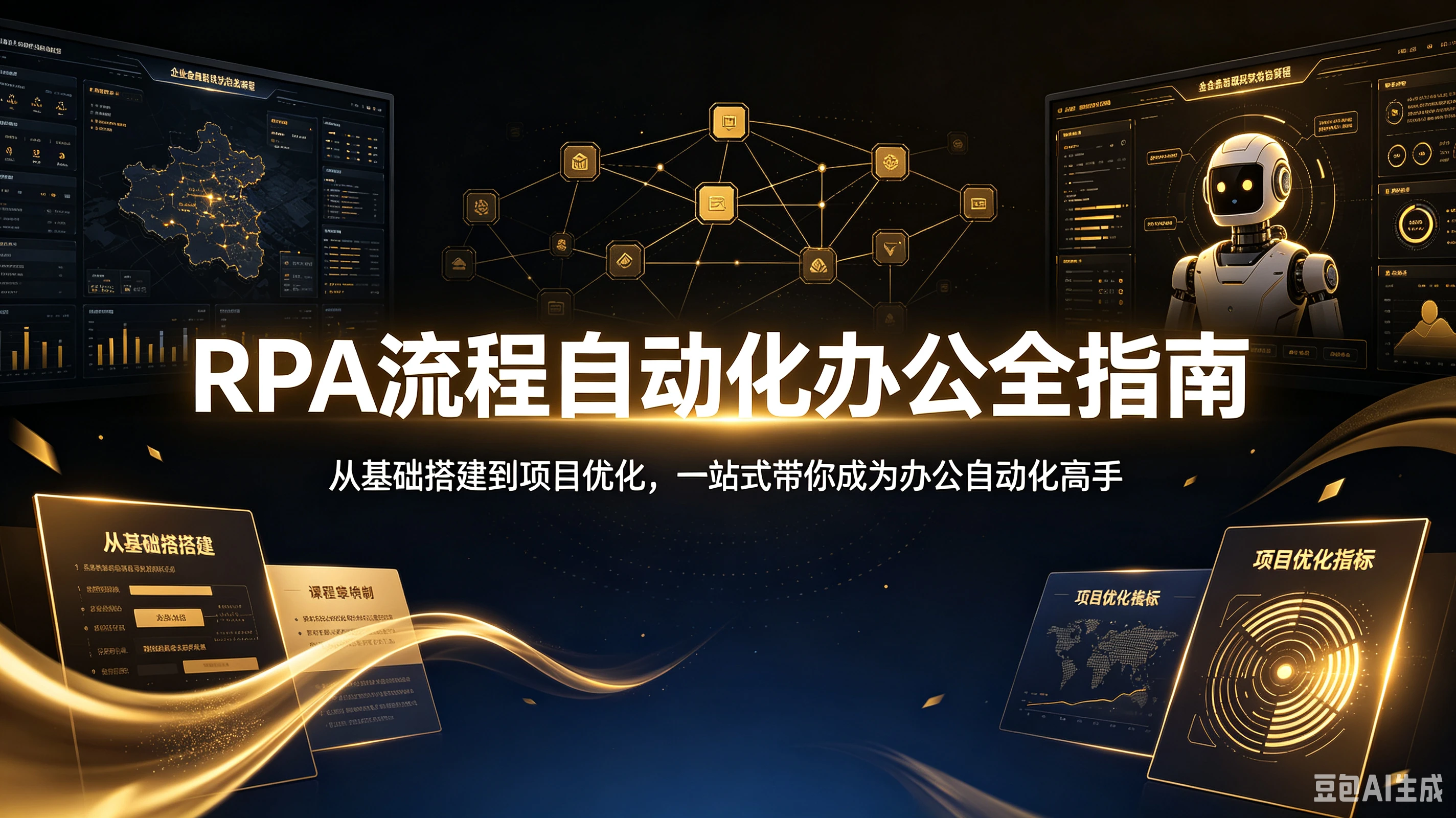 【精】RPA流程自动化办公全指南，从基础搭建到项目优化，一站式带你成为办公自动化高手-离锋创库
