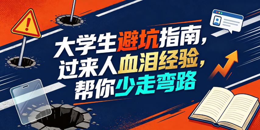 某公众号付费文章：大学生避坑指南，过来人血泪经验，帮你少走弯路-离锋创库