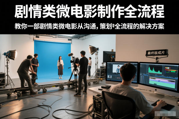 【精】剧情类微电影制作全流程，教你一部剧情类微电影从沟通，策划到拍摄制作全流程的解决方案-离锋创库