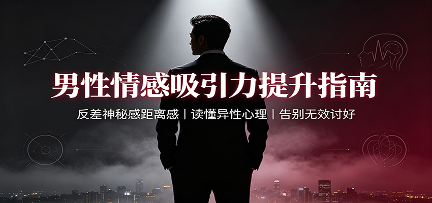 男性情感吸引力提升指南：反差神秘感距离感，读懂异性心理，告别无效讨好-离锋创库