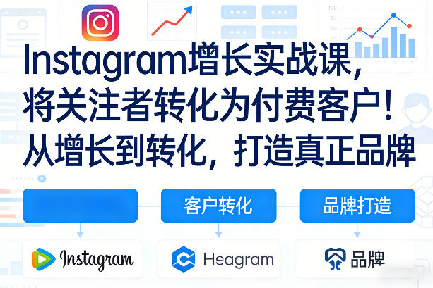 Instagram增长实战课，将关注者转化为付费客户！从增长到转化，打造真正品牌（双语字幕）-离锋创库