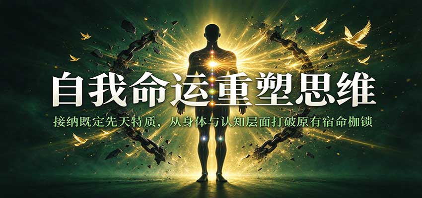 自我命运重塑思维:接纳既定先天特质,从身体与认知层面打破原有宿命枷锁-离锋创库