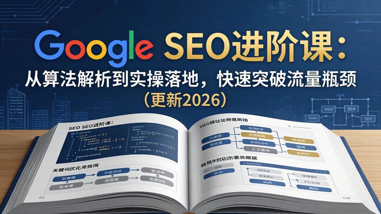 （18048期）Google SEO进阶课：从算法解析到实操落地，快速突破流量瓶颈（更新2026）-离锋创库