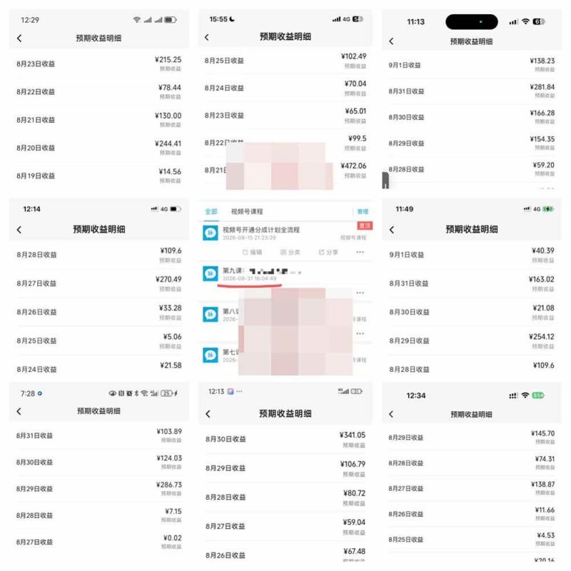 （20573期）某大佬卖980的视频号新玩法：拆解10大内容赛道+AI创作+涨粉开通，跑通广告分成变现，单日变现200+