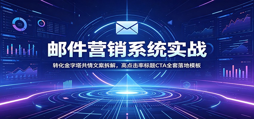 邮件营销系统实战:转化金字塔共情文案拆解,高点击率标题CTA全套落地模板 邮件营销系统实战:转化金字塔共情文案拆解,高点击率标题CTA全套落地模板