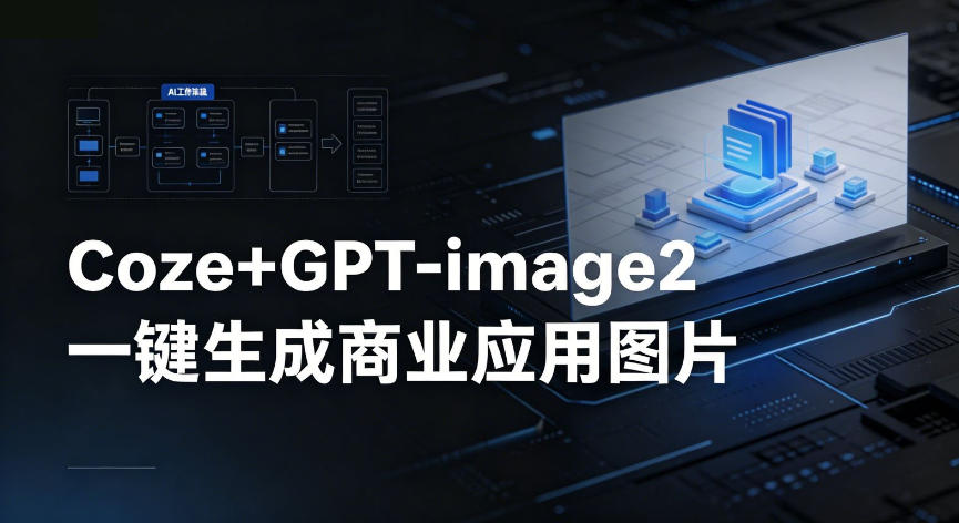 【Coze工作流搭建实操教程】coze+GPT-image2一键生成商业应用图片,全流程保姆级教学-离锋创库
