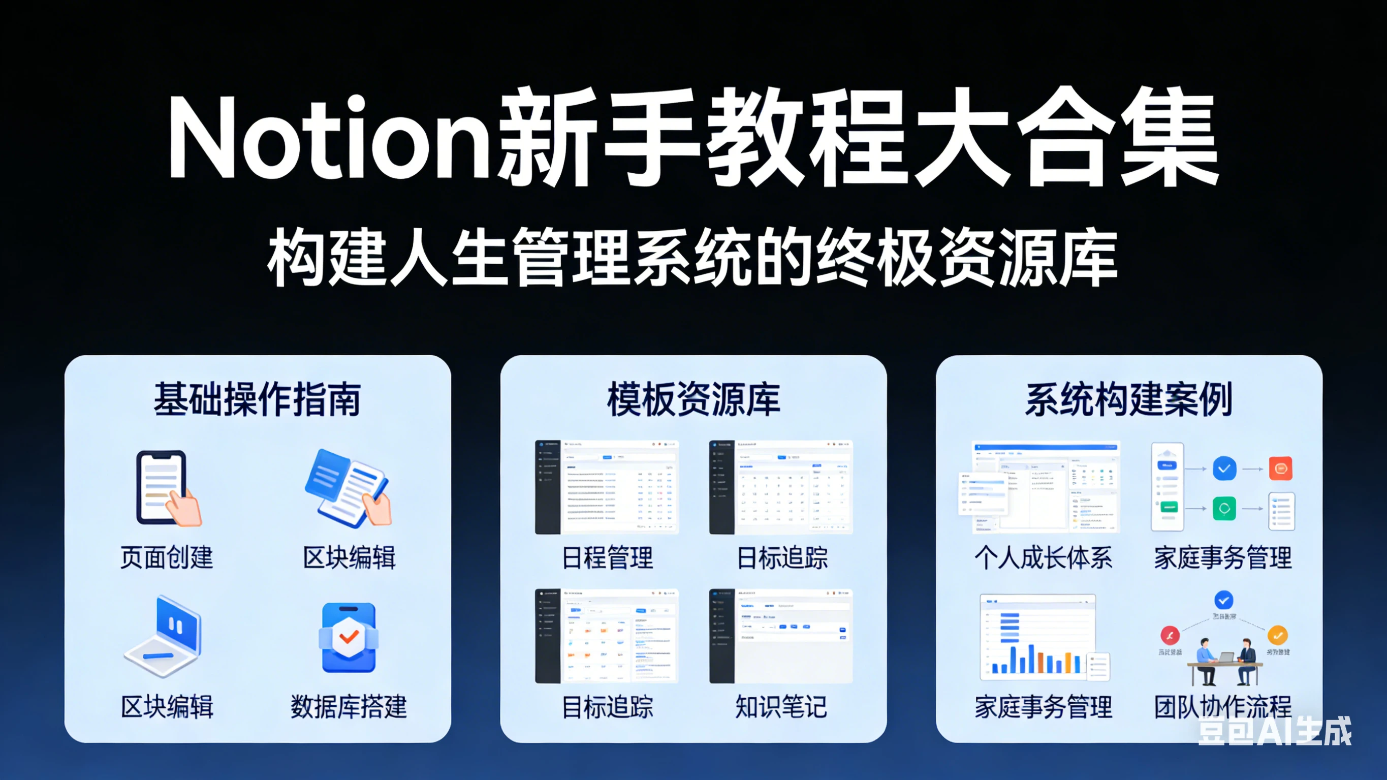 【精】Notion新手教程大合集,构建人生管理系统的终极资源库 【精】Notion新手教程大合集,构建人生管理系统的终极资源库