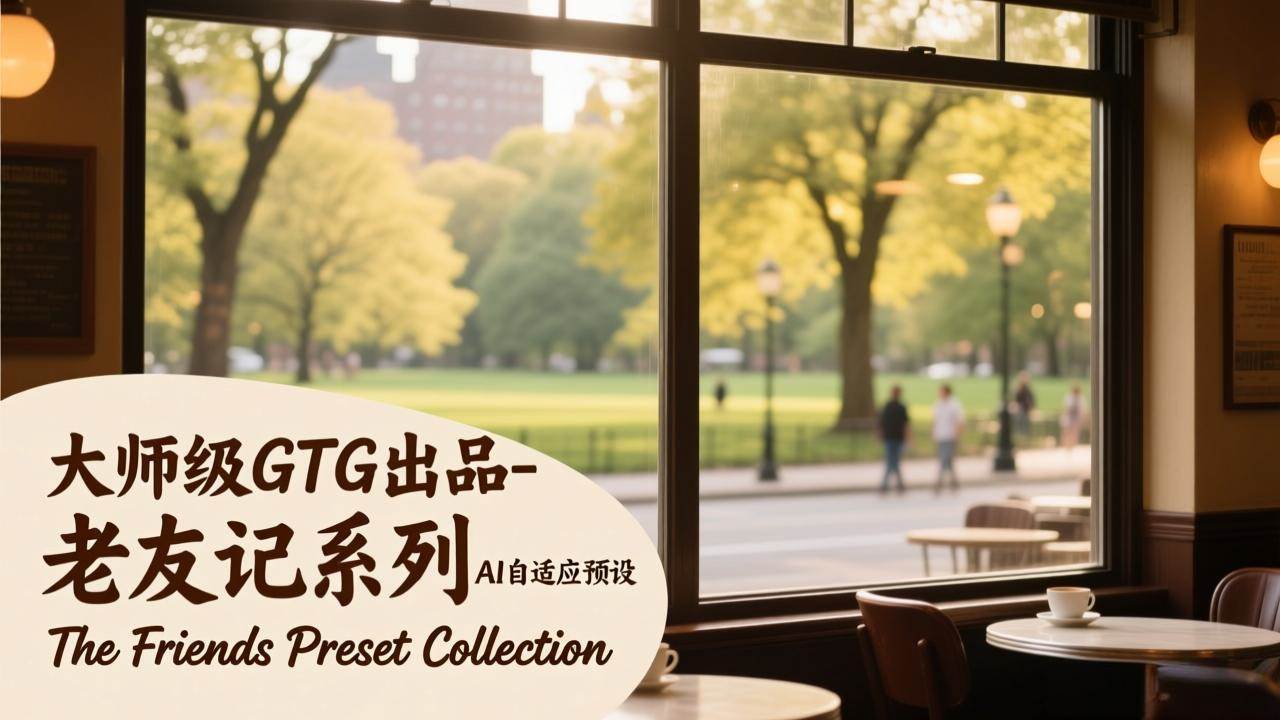 （17403期）大师级GTG出品-老友记系列AI自适应预设The Friends Preset Collection-离锋创库