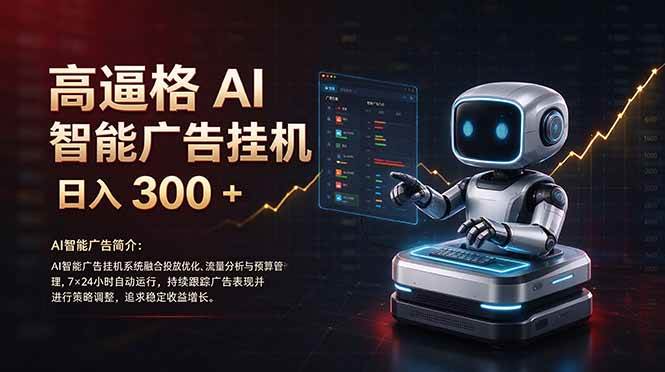 (21015期)普通人的 AI 副业机会,日入300+新手小白也能起步,-离锋创库