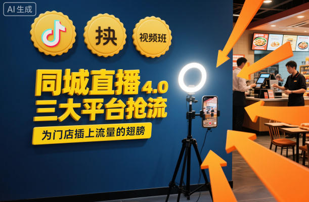 同城直播实操班4.0,三大平台抢流,为门店插上流量的翅膀-离锋创库