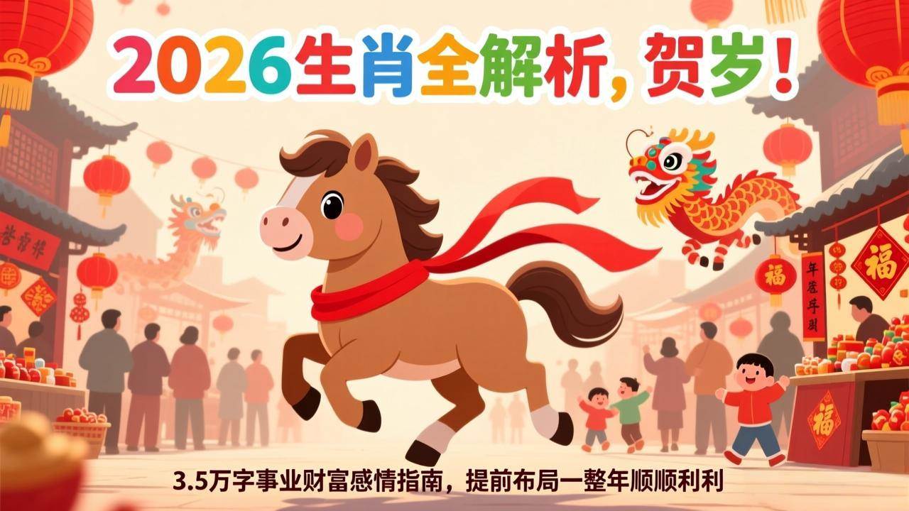 （17428期）付费文章：贺岁！2026生肖全解析，3.5万字事业财富感情指南，提前布局一整年顺顺利利-离锋创库