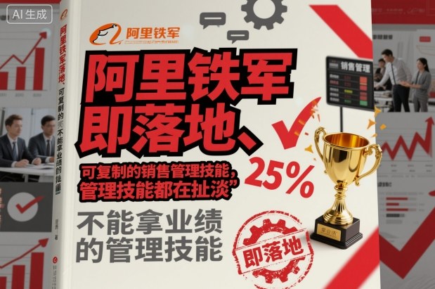 阿里铁军即落地、可复制的销售管理技能,不能拿业绩的管理技能都在扯淡-离锋创库