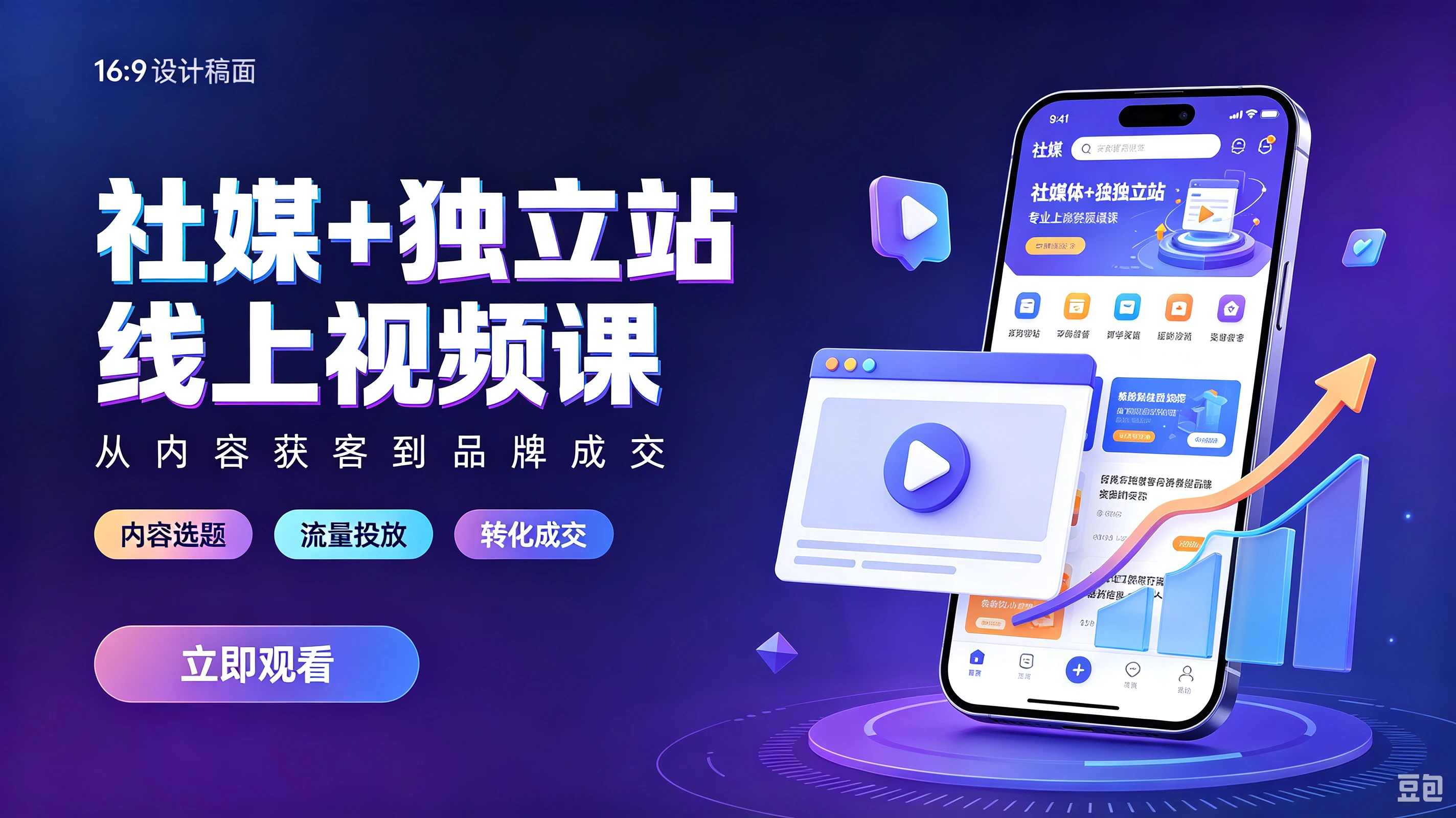 【精】社媒+独立站线上视频课,从0到1搭建私域流量,打造自主品牌,实现持续增长 【精】社媒+独立站线上视频课,从0到1搭建私域流量,打造自主品牌,实现持续增长