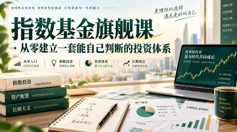 指数基金旗舰课·从零建立一套能自己判断的投zi体系 指数基金旗舰课·从零建立一套能自己判断的投zi体系