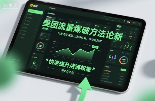 美团流量爆破方法论,付费流快速提升店铺权重,带动自然流-离锋创库