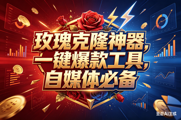 （18190期）玫瑰克隆，一键爆款工具，ai智能体，自媒体神器，50多个功能的教程-离锋创库