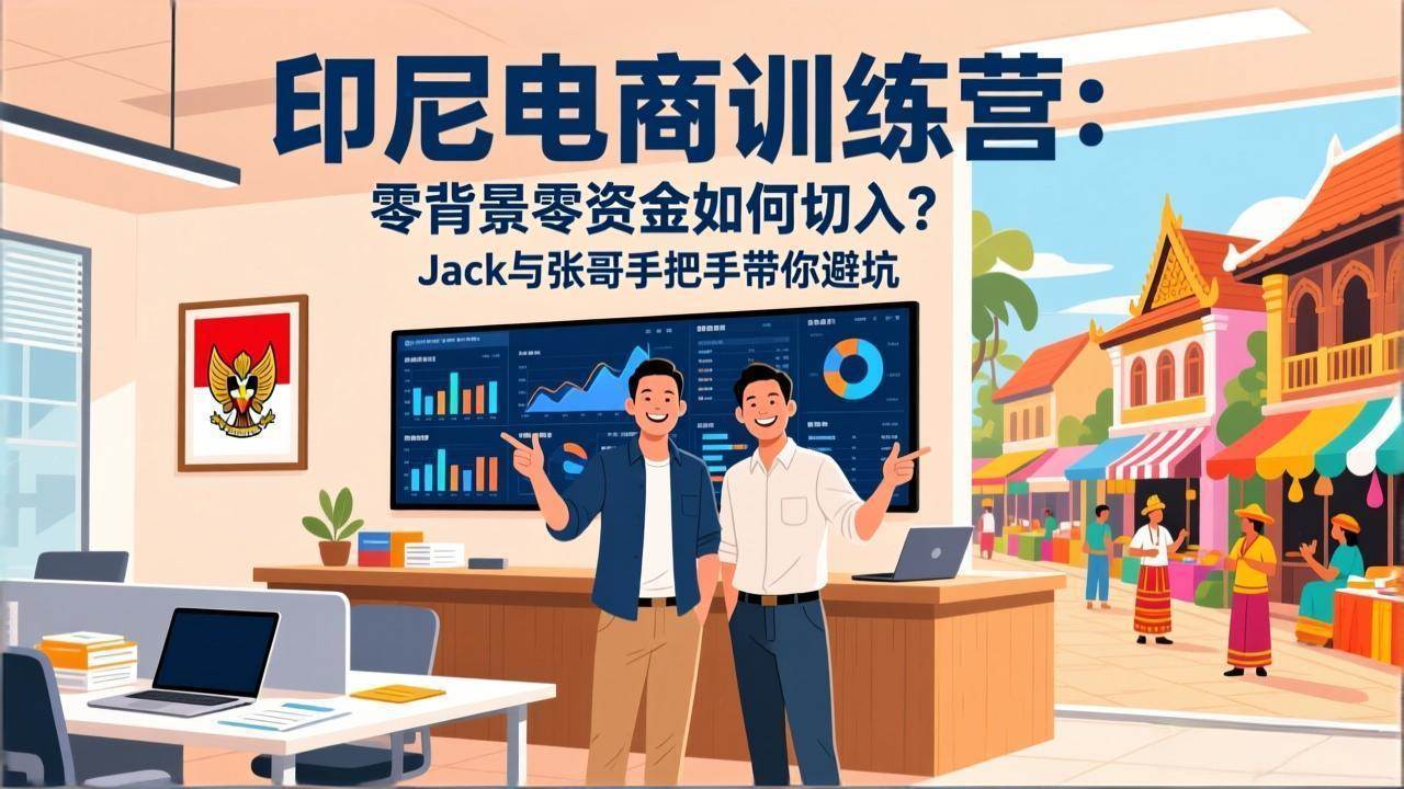（17533期）印尼电商训练营：零背景零资金如何切入？Jack与张哥手把手带你避坑-离锋创库