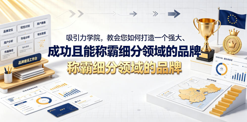 吸引力学院，教会您如何打造一个强大、成功且能称霸细分领域的品牌！【原创双语字幕】-离锋创库