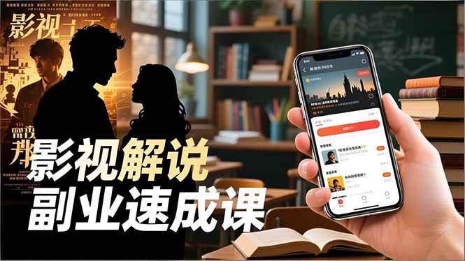 （16740期）Tk影视解说副业速成课，软件安装、全流程实操、爆款预设，新手两周变现-离锋创库