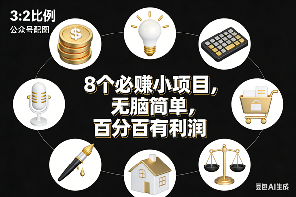 （17101期）8个必赚小项目，无脑简单，百分百有利润，副业首选，日入300+-离锋创库