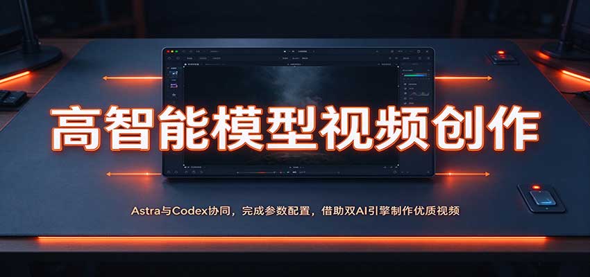 高智能模型视频创作:Astra与Codex协同,完成参数配置,借助双AI引擎制作优质视频-离锋创库