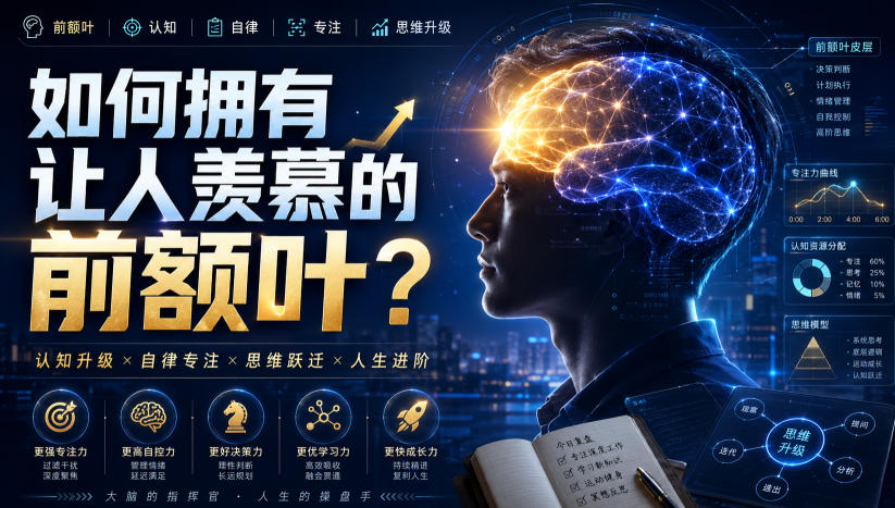 付费文：如何拥有让人羡慕的前额叶？-离锋创库
