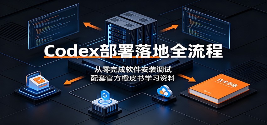 Codex部署落地全流程：从零完成软件安装调试，配套官方橙皮书学习资料-离锋创库