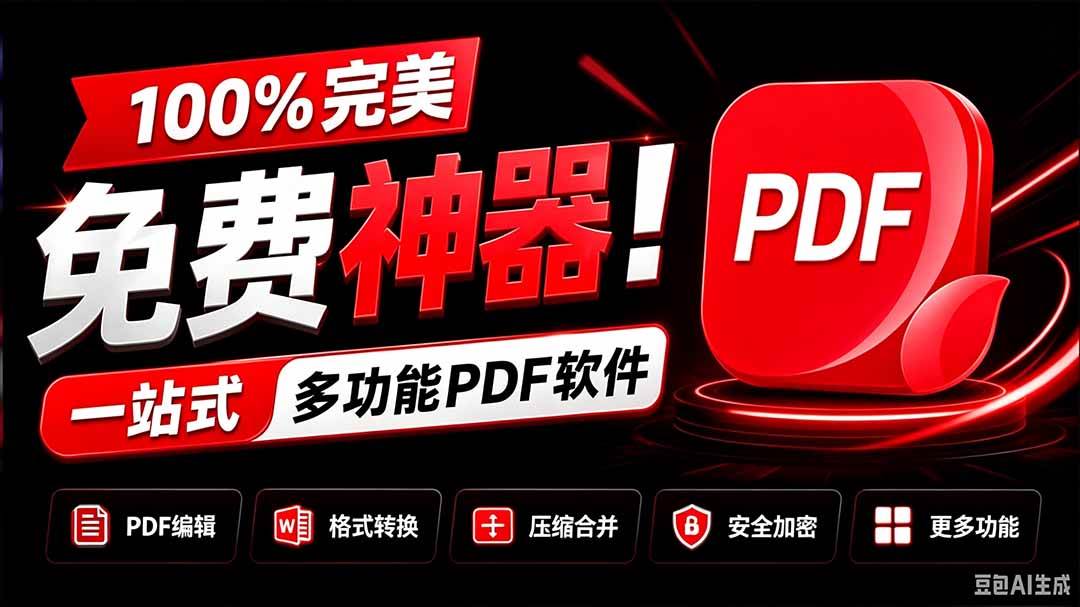 （20512期）100%完美免费神器！一站式多功能PDF软件，支持PDF格式转换压缩编辑等，简约无广告，太Nice了JOPDF-离锋创库