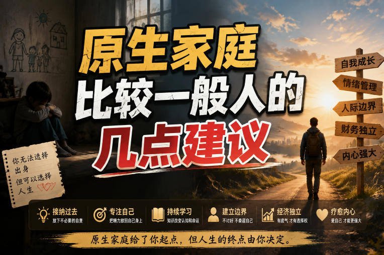 付费文章：给原生家庭比较一般人的几点建议-离锋创库