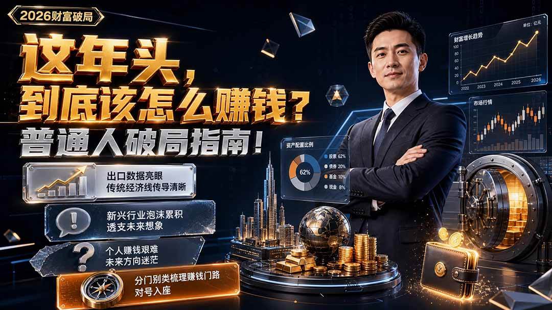 （19660期）付费文章：这年头，到底该怎么赚钱？普通人破局指南！-离锋创库