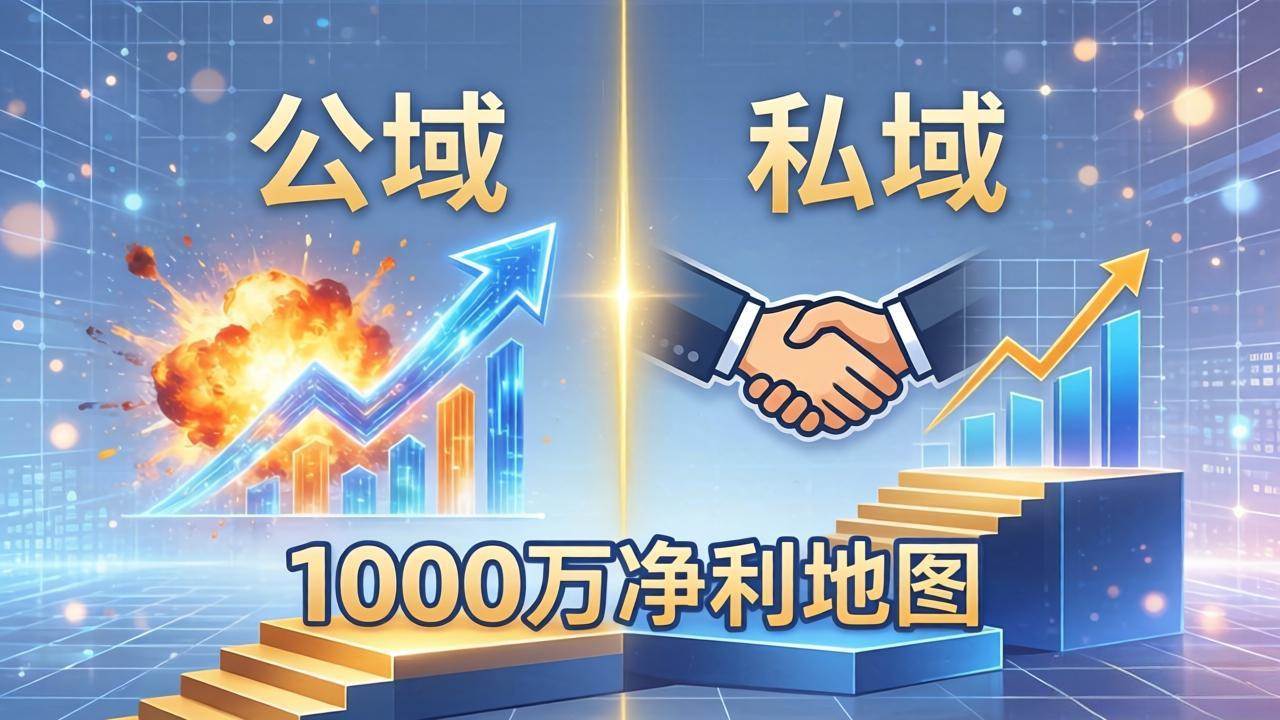 （18217期）公域玩命出爆款，私域悄悄做成交：这套AI内训课，2026给你打通1000万净利的地图-离锋创库