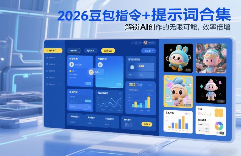 2026豆包指令+提示词合集，解锁AI创作的无限可能，效率倍增-离锋创库