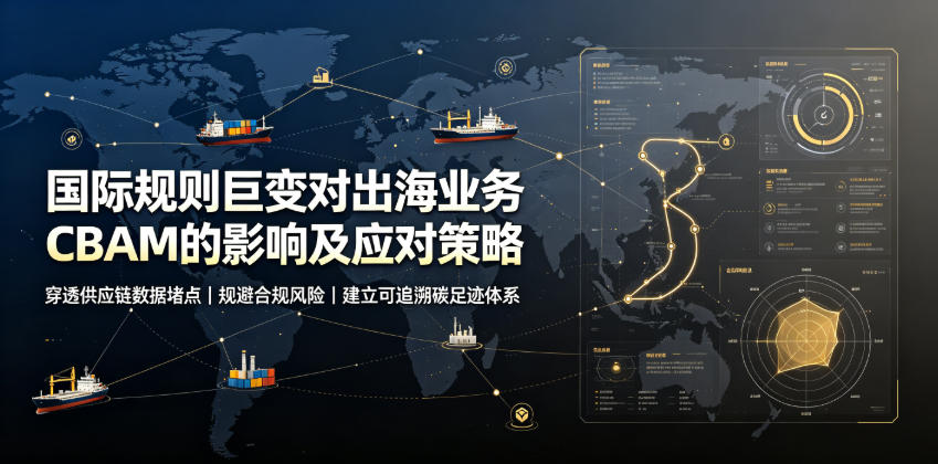 国际规则巨变对出海业务CBAM的影响及应对策略，帮助企业穿透供应链数据堵点，规避合规风险-离锋创库