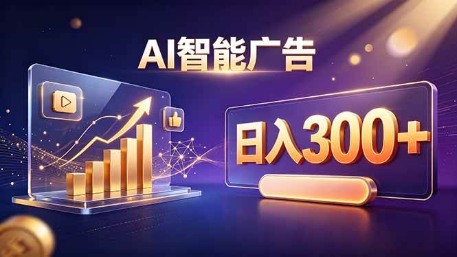 （20233期）不露脸、不直播，AI 智能广告日入 300 + 是怎么做到的？-离锋创库