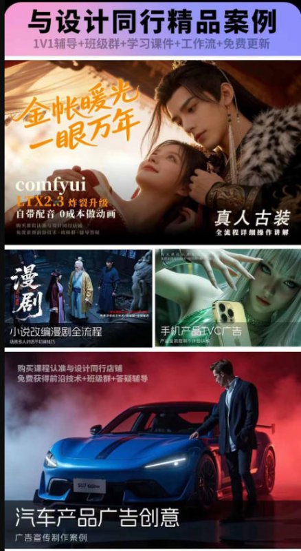 2026新版ComfyUI漫剧动画全流程实战课,0基础入门到进阶全流程动态漫,轻松实现流量变现 2026新版ComfyUI漫剧动画全流程实战课,0基础入门到进阶全流程动态漫,轻松实现流量变现