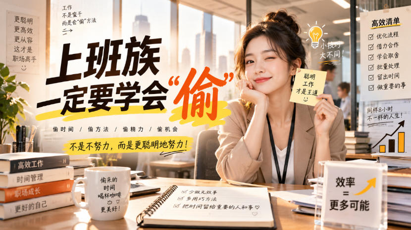 某社群精选付费文：上班族一定要学会“偷“-离锋创库