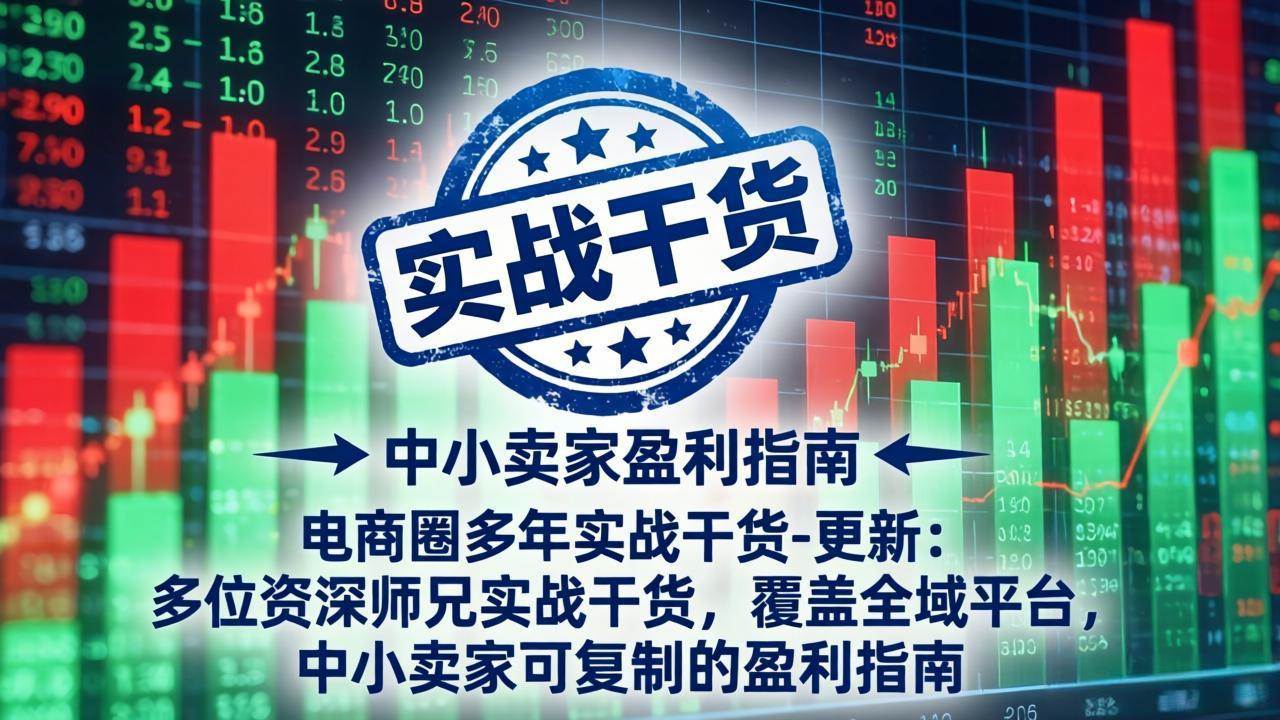 （18398期）电商圈多年实战干货-更新5月10：多位资深师兄实战干货/覆盖全域平台，中小卖家可复制的盈利指南-离锋创库
