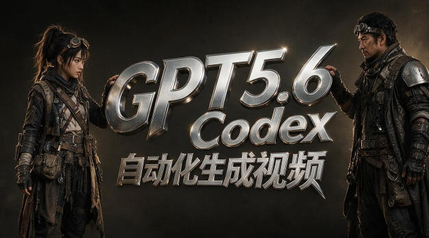 GPT5.6+Codex自动化生成视频全流程实战,从提示词设计、角色设定、封面海报,到视频生成思路与自动化工作流-离锋创库