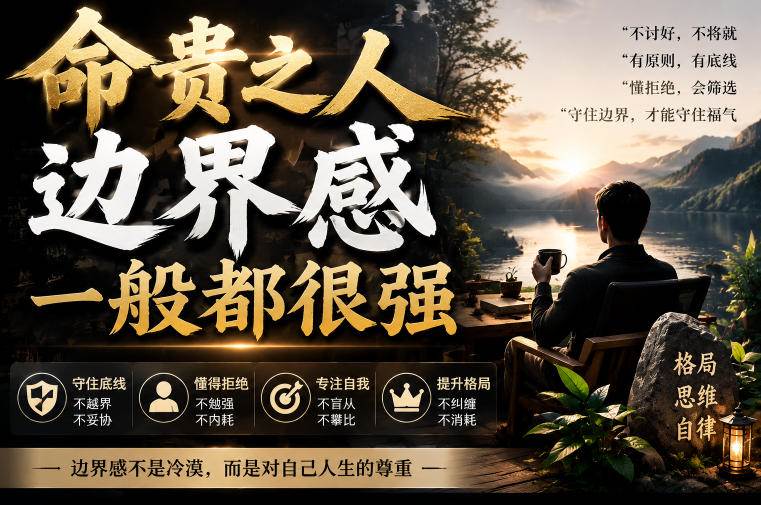 （19588期）付费文章：命贵之人，边界感一般都很强，从五大维度拆解建立强边界的实操方法-离锋创库