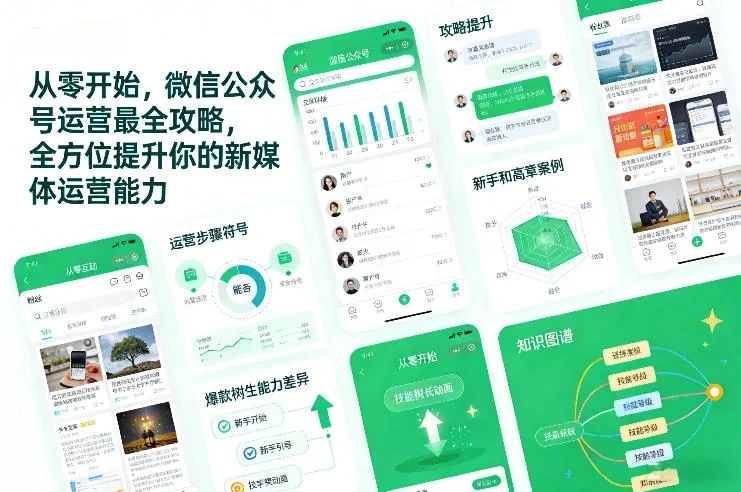 【精】从零开始，微信公众号运营最全攻略，全方位提升你的新媒体运营能力-离锋创库