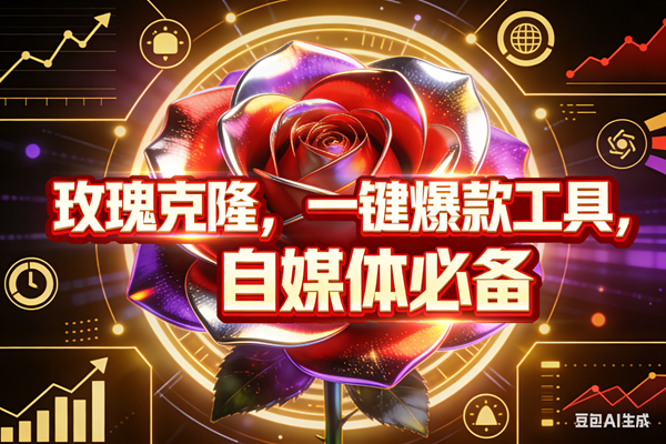 （17792期）玫瑰克隆，ai鲁大魔工具，自媒体必备神器，一键爆款，详细教程。-离锋创库