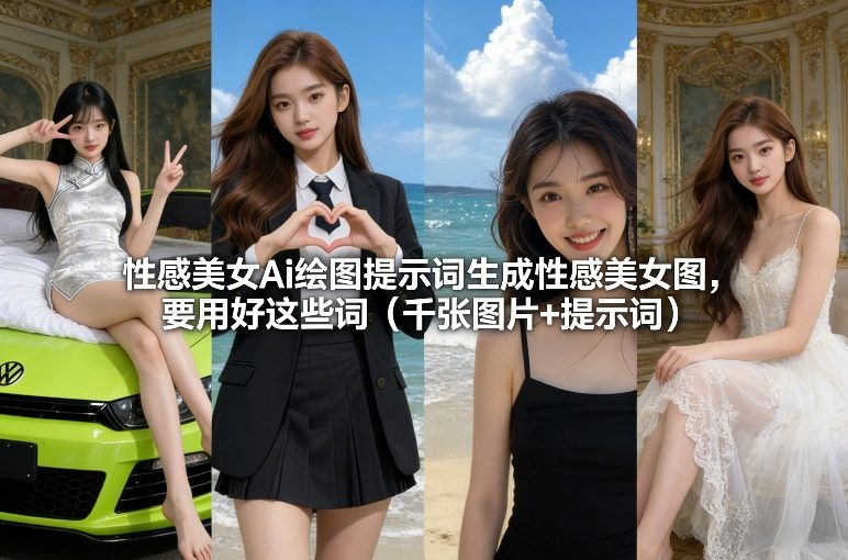 【精】性感美女Ai绘图提示词生成性感美女图,要用好这些词(千张图片+提示词) 【精】性感美女Ai绘图提示词生成性感美女图,要用好这些词(千张图片+提示词)