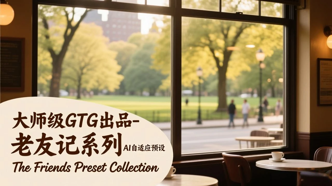 大师级GTG出品-老友记系列AI自适应预设The Friends Preset Collection-离锋创库