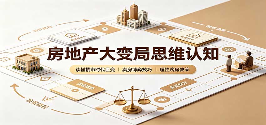 房地产大变局思维认知：读懂楼市时代巨变，卖房博弈技巧，理性购房决策-离锋创库