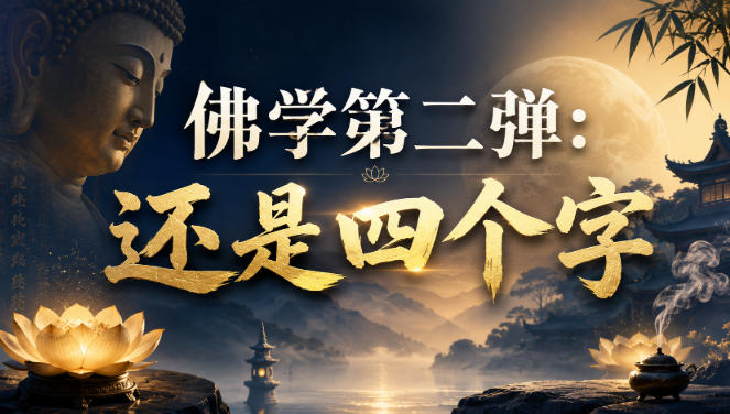 付费文章：佛学第二弹：还是四个字-离锋创库