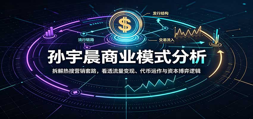 孙宇晨商业模式分析：拆解热搜营销套路，看透流量变现、代币运作与资本博弈逻辑-离锋创库