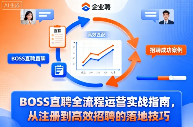BOSS直聘全流程运营实战指南，从注册到高效招聘的落地技巧-离锋创库
