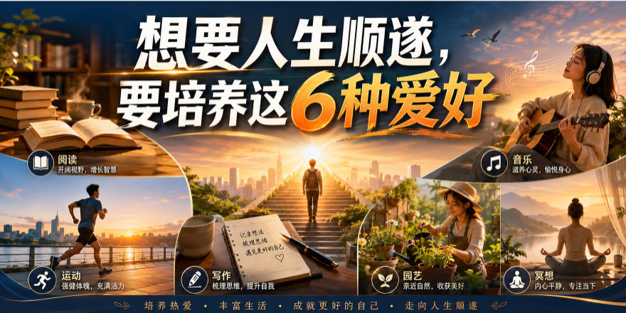 公众号付费文章：想要人生顺遂，要培养这6种爱好-离锋创库
