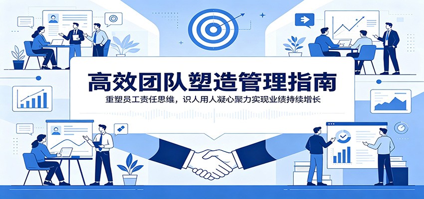 高效团队塑造管理指南：重塑员工责任思维，识人用人凝心聚力实现业绩持续增长-离锋创库